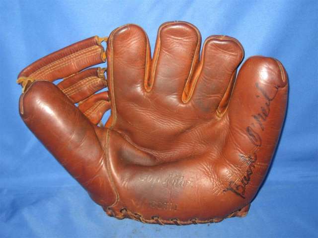 Buck O'Neil Autographed Wilson Glove Front